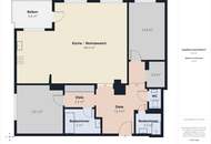 Große 3-Zimmer Wohnung mit Loggia und 2 Bädern in 1190 Wien – 100m² Wohnkomfort!
