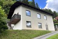 Geräumiges Einfamilienhaus in ruhiger, idyllischer Grünlage mit kleiner Waldfläche in Lavamünd