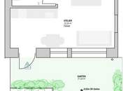 Extravagantes Atelier, Büro oder Mini Apartment mit Innenhof-Terrasse in absoluter Ruhelage! (vermietet bis 31.08.2027)