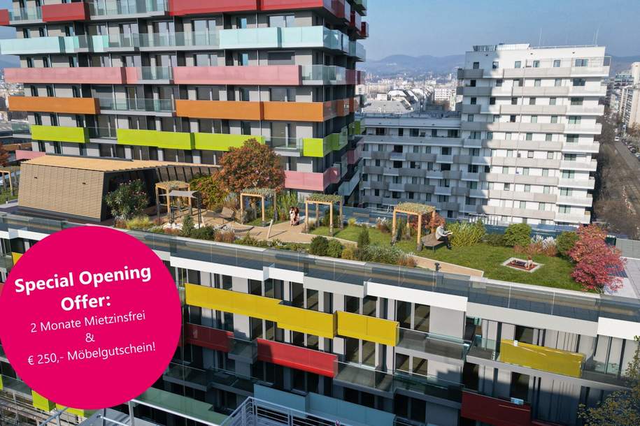 Exklusives Wohnen mit Gemeinschafts-Extras in der Dresdner Straße, Wohnung-miete, 1.170,40,€, 1200 Wien 20., Brigittenau