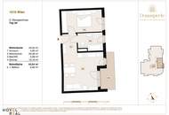 "DONAU PERLE" Meine Wohlfühloase: 2-Zimmer-Erstbezug Wohnung mit Balkon in Top Lage!