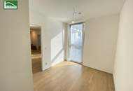 Smarte Neubauwohnung in Gehweite der U6 Handelskai mit Einbauküche und Innenhof-Südwestbalkon!