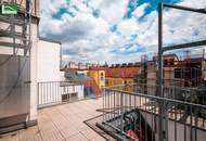 Einladende DG-Wohnung in ruhiger Gassenlage beim Familienplatz mit großer Terrasse! 2014/2015 erbaut!