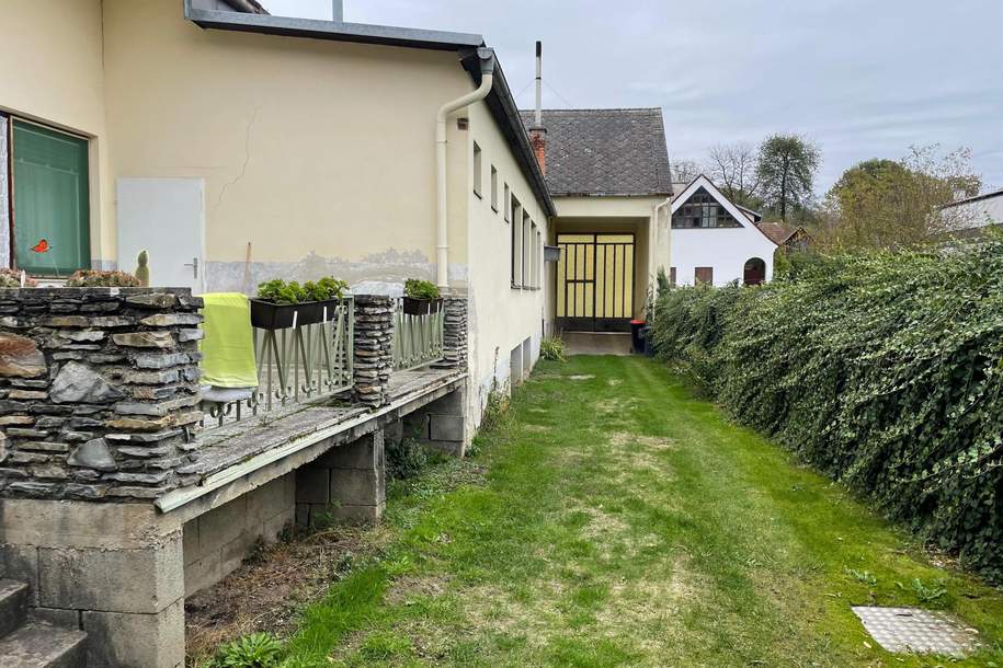 Ehemaliges Gasthaus mit Wohnung und Nebengebäuden auf großem Grundstück in Oberrabnitz, Haus-kauf, 198.200,€, 7372 Oberpullendorf