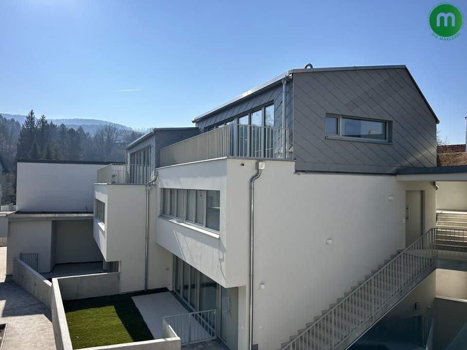 Exklusives Neubau-Reihenhaus in Klosterneuburg-Weidling – belagsfertige oder schlüsselfertige Übergabe möglich