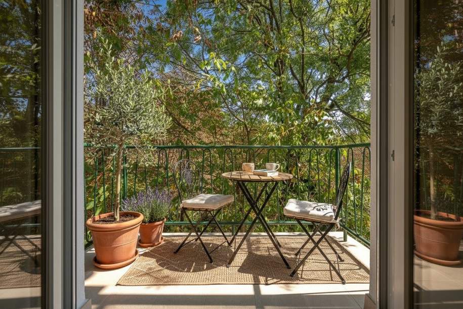 ++Bujatti++ Fantastic 1-room first-occupancy apartment with balcony, Wohnung-kauf, 179.000,€, 1140 Wien 14., Penzing