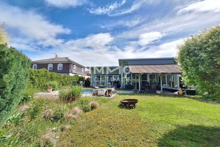 Modernes Einfamilienhaus im Bungalow- Stil in Raasdorf, Haus-kauf, 598.000,€, 2281 Gänserndorf