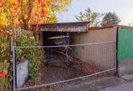 Alte Donau: Kleingartengrundstück mit Altbestand und Entwicklungspotenzial