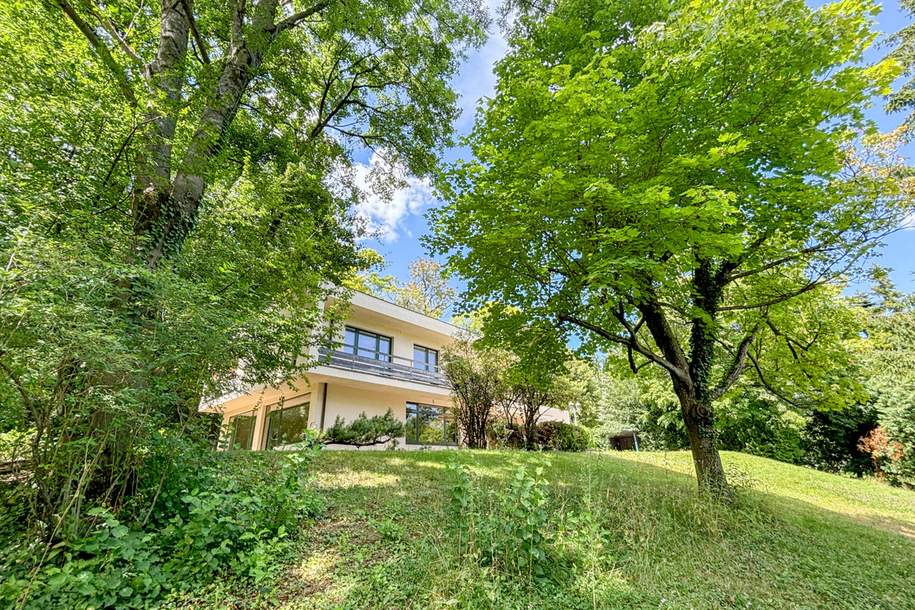Exklusive Bauhaus-Villa mit Parkgarten &amp; Pool am Waldrand, Haus-kauf, 2.850.000,€, 2340 Mödling