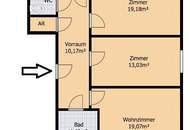 Zum Einziehen und Wohlfühlen - 3-Zimmer-Wohnung mit Balkon!