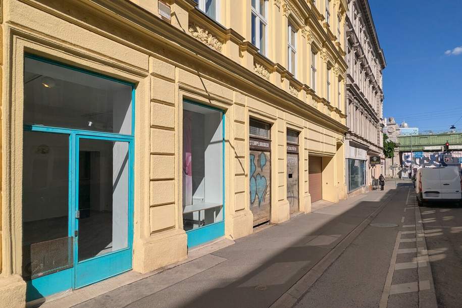 Attraktives Geschäftslokal mit hoher Sichtbarkeit – ideal für Einzelhandel, Showroom, Praxis und Büro!, Gewerbeobjekt-kauf, 230.000,€, 1180 Wien 17., Hernals