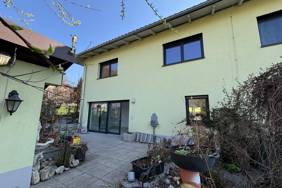 Neuwertige Doppelhaushälfte in Luftenberg: 4 Zimmer, Garten, 2 Garagen – Top Preis!, Haus-kauf, 529.000,€, 4225 Perg