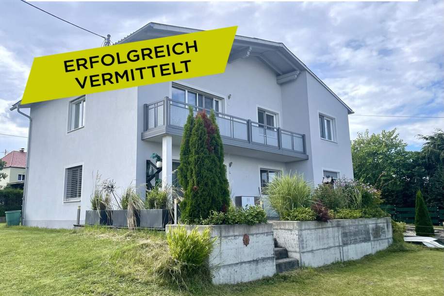 Wohnen & Wohlfühlen – Modernes Haus mit Gartenidylle für zwei Familien, Haus-kauf, 399.000,€, 4491 Linz-Land