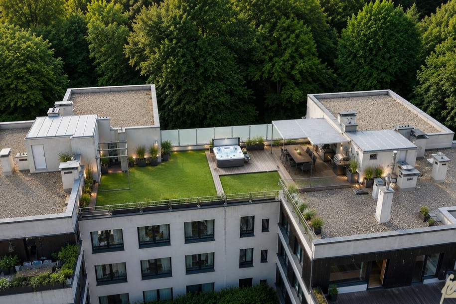 Luxus Penthouse mit atemberaubenden Dachterrassen, Hallenbad und Sauna, Wohnung-kauf, 1.296.000,€, 2340 Mödling