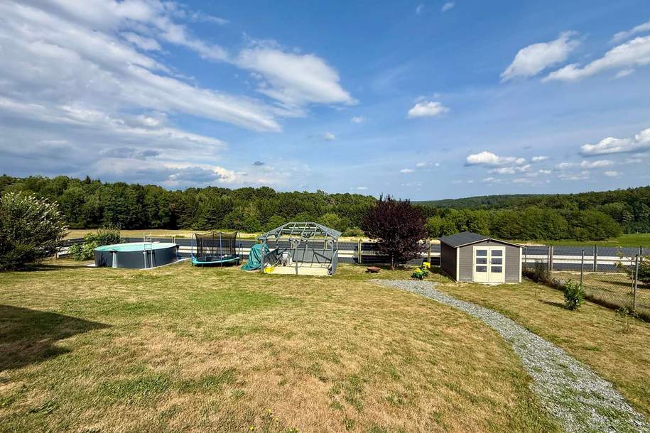 Modernes Wohnen im Grünen: Holzriegel-Einfamilienhaus mit Einliegerwohnung & Traumblick auf 1.800m², Haus-kauf, 515.000,€, 7501 Oberwart