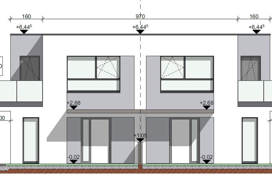 "Wohntraum" Rohbau mit Fenster Doppelhaushälfte in perfekter Wohnlage, Haus-kauf, 498.000,€, 2362 Mödling