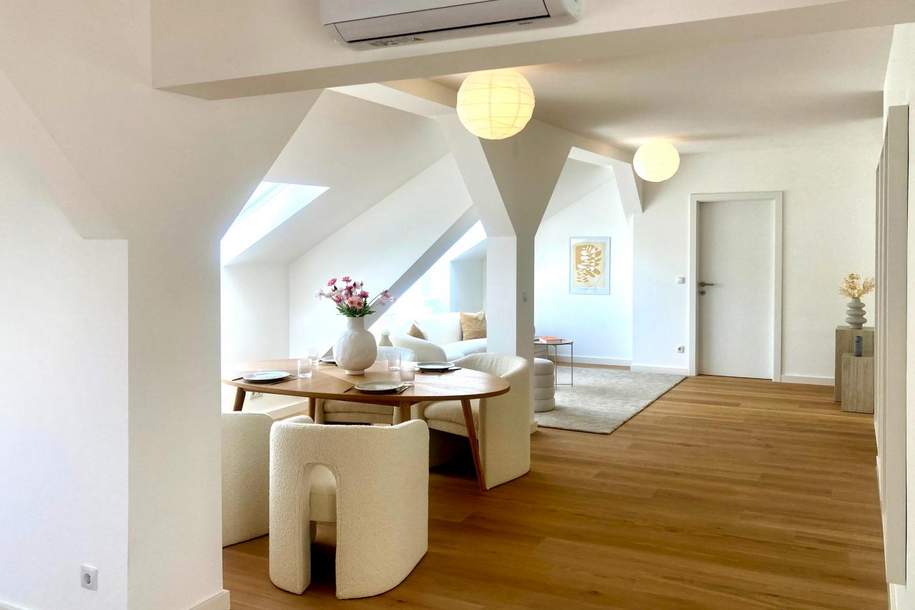 Dachgeschossjuwel mit Terrasse in Bestlage in 1030 Wien – Erstbezug nach Sanierung, Wohnung-kauf, 999.000,€, 1030 Wien 3., Landstraße
