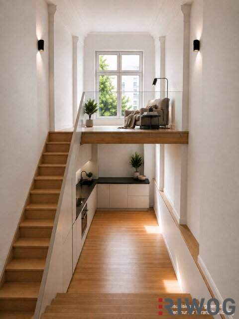 3-Zimmer Galerie-/Gartenwohnung mit hofseitigem Balkon nahe dem Augarten | U4 Friedensbrücke