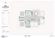 Exklusive Dachgeschosswohnung mit spektakulärer Dachterrasse