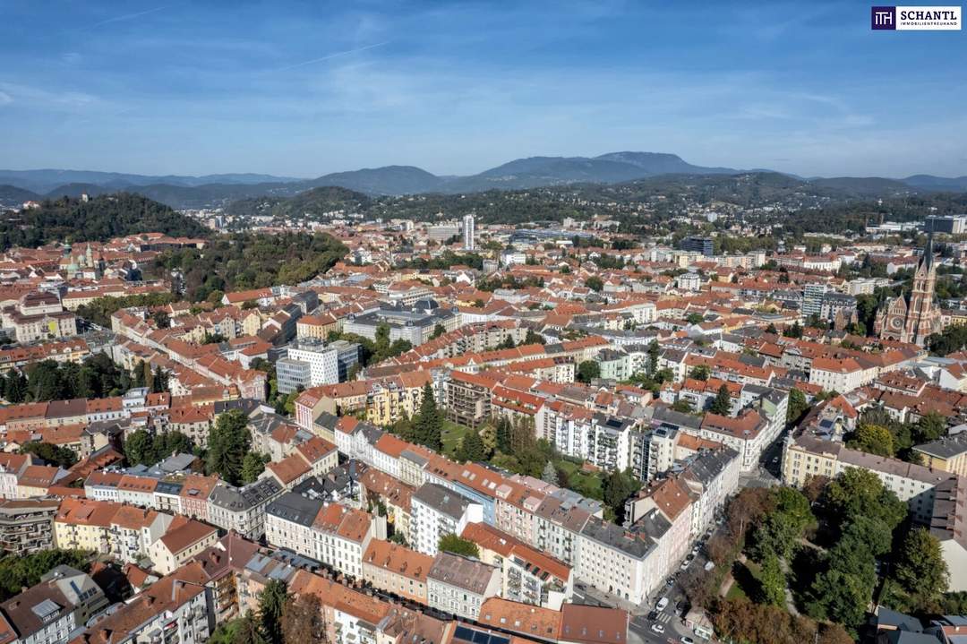 DAS SCHÖNSTE VIERTEL DER STADT! Traumhafte Gartenwohnung im Herz-Jesu-Viertel in Graz-St. Leonhard – Wohnen mit Grünblick inmitten der Stadt - PROVISIONSFREI!