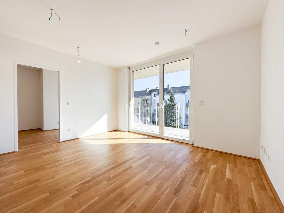 Zentrumsnahe 3-Zimmer-Wohnung mit großem Balkon Richtung grünem Innenhof