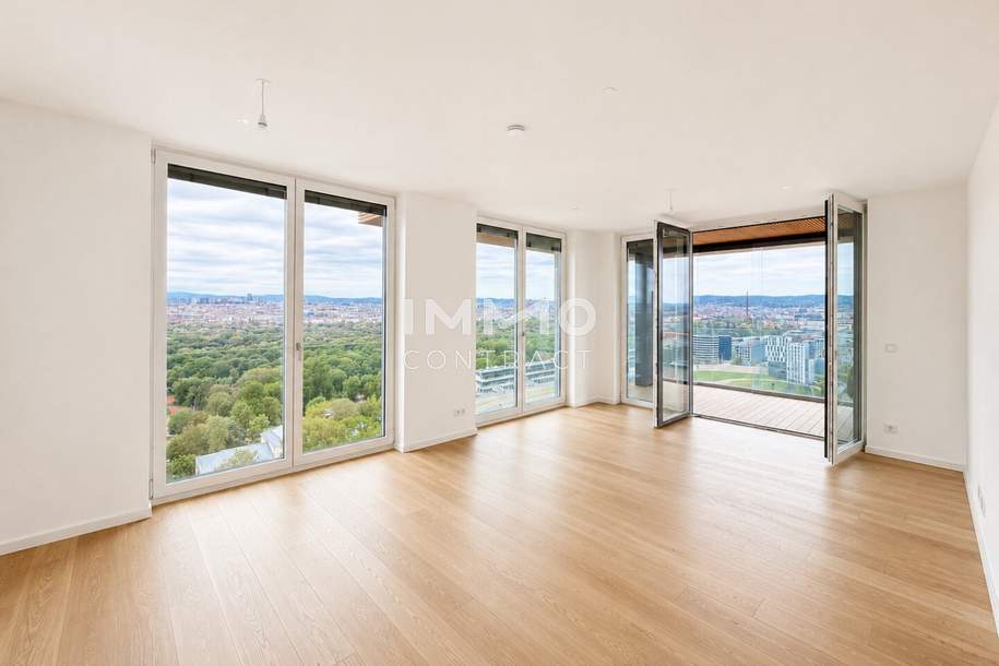 Modern und sonnig Wohnen beim Prater: Erstbezug mit Top-Aussicht (Neu & keine Provi), Wohnung-kauf, 780.100,€, 1020 Wien 2., Leopoldstadt