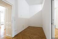 Zu Fuß zum Rochusmarkt & Donaukanal | Großzügiger Altbau mit ca. 3,60 m Raumhöhe | Separate Küche inkl. Küchenzeile | Hofseitiges Schlafzimmer mit Grünblick