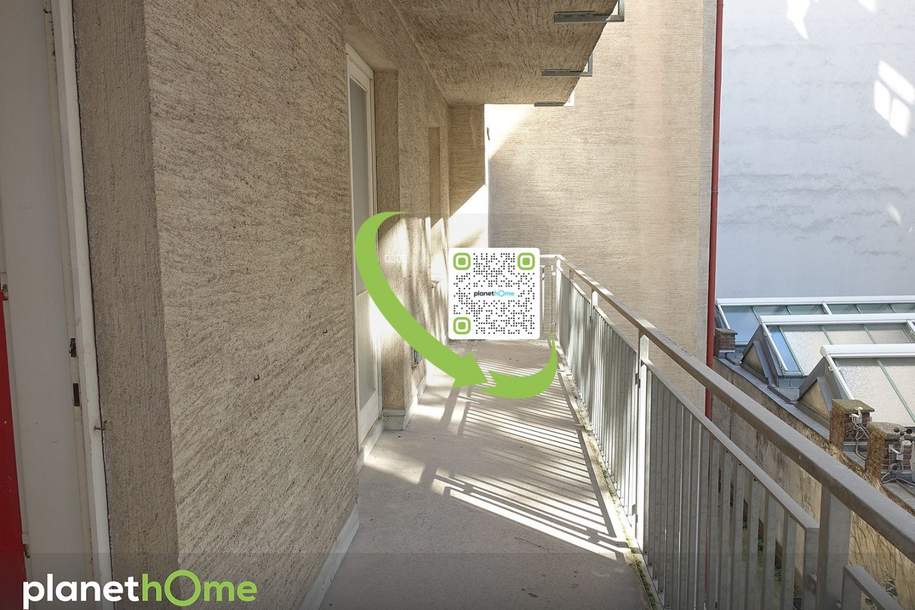 Sanierungsbedürftige Balkonwohnung im Botschaftsviertel, Wohnung-kauf, 399.000,€, 1030 Wien 3., Landstraße