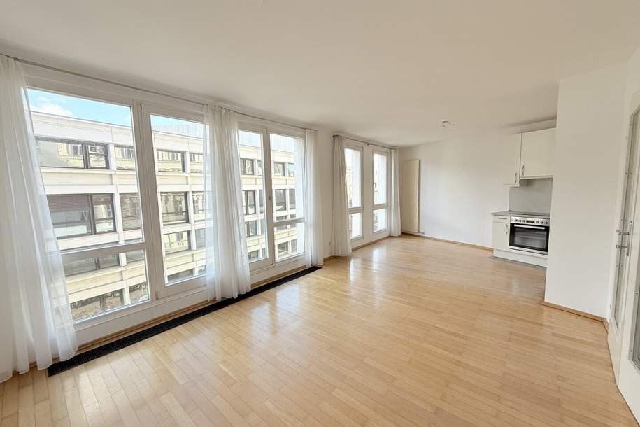 1040! LIVING in the CITY mit KARLSKIRCHENAUSSICHT! Schöne 3-Zimmer Wohnung mit Gemeinschaftsterrasse!, Wohnung-miete, 2.146,88,€, 1040 Wien 4., Wieden