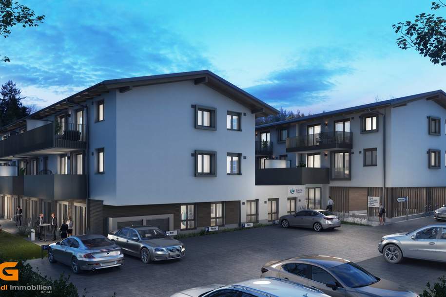 Neue Gewerbeflächen im Erdgeschoss Nahe Bergheim - Baurecht, Gewerbeobjekt-kauf, 292.800,€, 5101 Salzburg-Umgebung