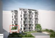 Neubau: 4 Zimmer Wohnung mit großer Terrasse in ruhiger Innenhoflage - zentrumsnah!
