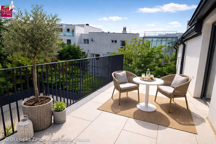 Attraktive 3-Zimmer-Neubauwohnung mit Balkon im 1. Dachgeschoss – ruhige Anlage mit 7 Einheiten, Wohnung-kauf, 395.000,€, 1110 Wien 11., Simmering