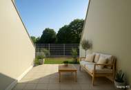 Townhouse - 3 Zimmer Gartenwohnung + 2 Bäder - ERSTBEZUG = DAS LAURENZ = 2 bedroom apartment+garden