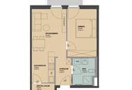2-Zimmer mit Balkon in den Innenhof