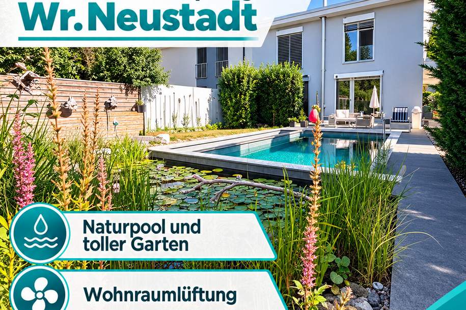 Traumhaus mit Pool, Haus-kauf, 668.000,€, 2700 Wiener Neustadt(Stadt)