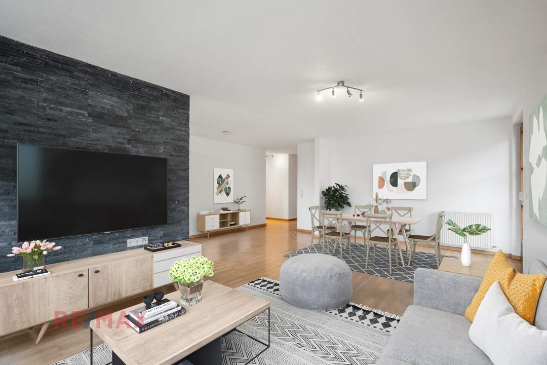 Lichtdurchflutete 3-Zimmer Wohnung in Weiler