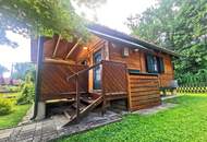 Verträumtes Holzblockhaus am idyllischen Sulmsee