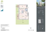 Provisionsfrei: 96m2 Garten - Luxuriöse Wohnung mit Büro in exklusiver Parkanlage