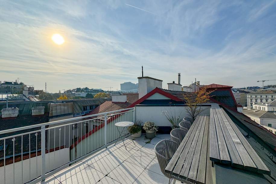 Elegantes Terrassen-Rooftop-Apartment beim Liechtensteinpark, Wohnung-kauf, 2.190.000,€, 1090 Wien 9., Alsergrund