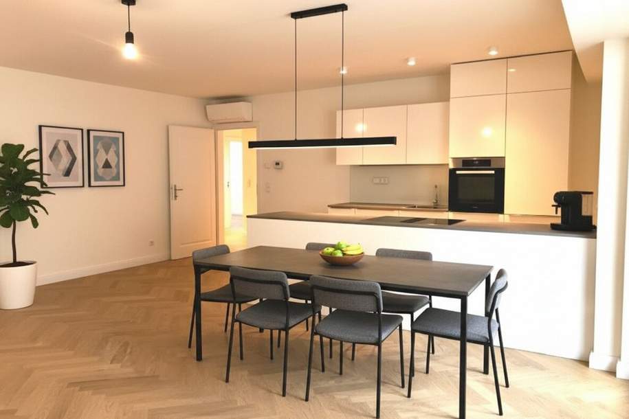 1030! Klimatisiertes, schönes 4-Zimmer DG mit Balkon Nähe Urania!, Wohnung-miete, 2.949,24,€, 1030 Wien 3., Landstraße