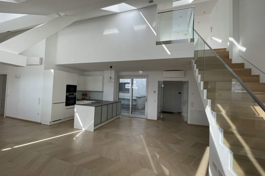 4 Zimmer-Maisonetten-Wohnung mit einer Terrasse und Studio, Wohnung-miete, 4.399,89,€, 1010 Wien 1., Innere Stadt