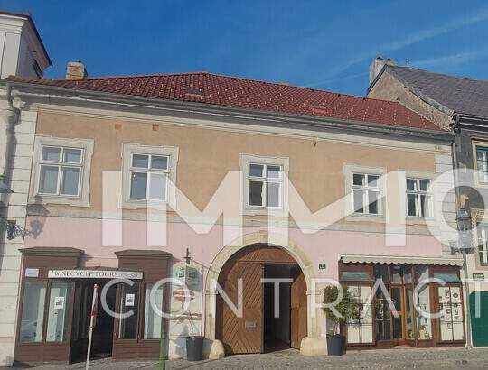 WOHN-UND GESCHÄFTSHAUS AUS DEM 16. JAHRHUNDERT IM HERZEN VON LANGENLOIS 100 m Kellerröhre, Nebengebäude, Innenhof, Geschäftslokale, usw.