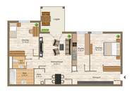 "3-Zimmer-Wohnung mit Loggia in der Blumenstadt"
