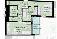 Top! 3-Zi-Wohnung mit Terrasse, Garten & Tiefgarage in 1220 Wien – Top Lage!