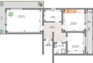 Eine komplett neu adaptierte 3-Zimmer-Wohnung mit Eckbalkon und Traunstein Blick.