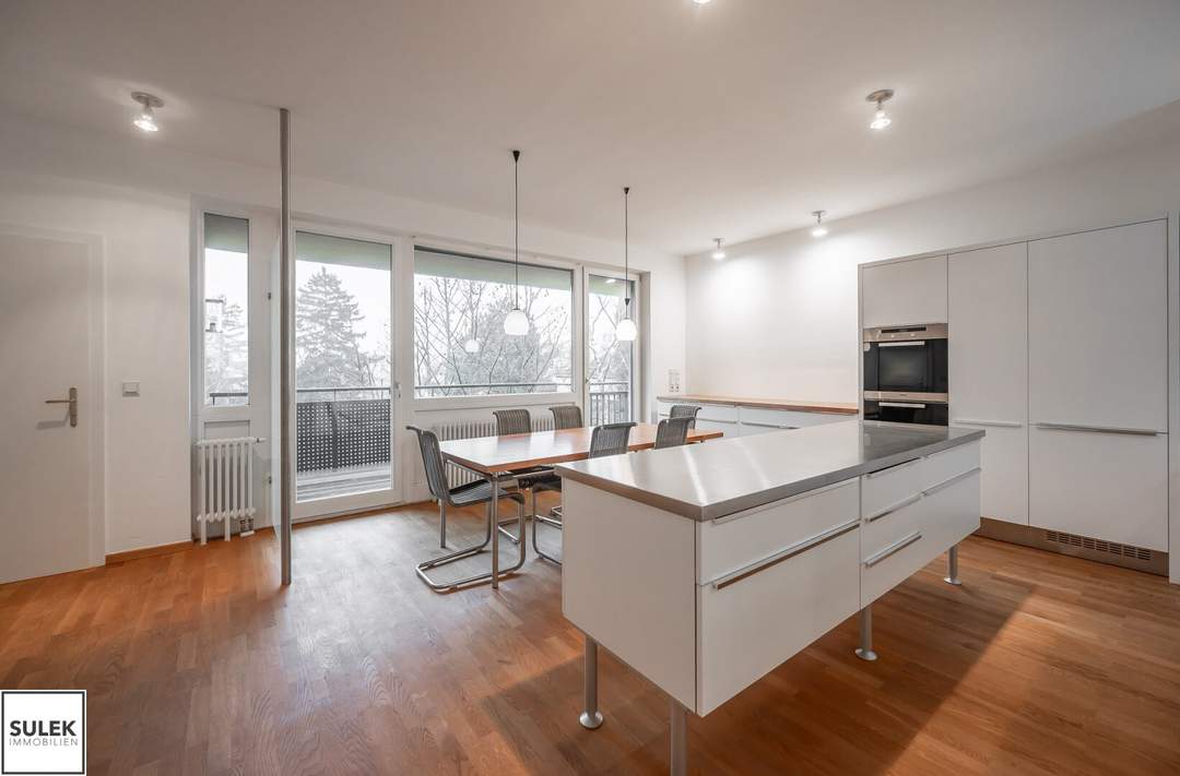 Gemütliche 3 Zimmer-Wohnung + separate Küche &amp; Esszimmer + Balkon - Grünblick - ab sofort - nahe Türkenschanzpark/Gersthof