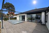 Exklusiver Bungalow mit Einleger Wohnung, Pool & Vollkeller