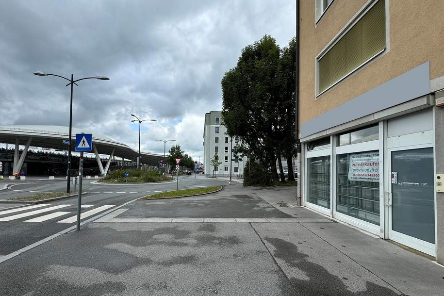 Vermiete Geschäftslokal beim Salzburger Hauptbahnhof ca. 76m², Gewerbeobjekt-miete, 1.500,00,€, 5020 Salzburg(Stadt)