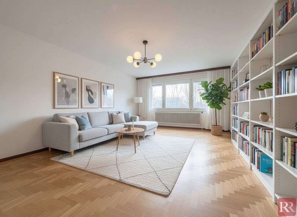 Gepflegte 4-Zimmer-Wohnung in Ruhelage mit Loggia, Grünblick und Einzelgaragennutzung