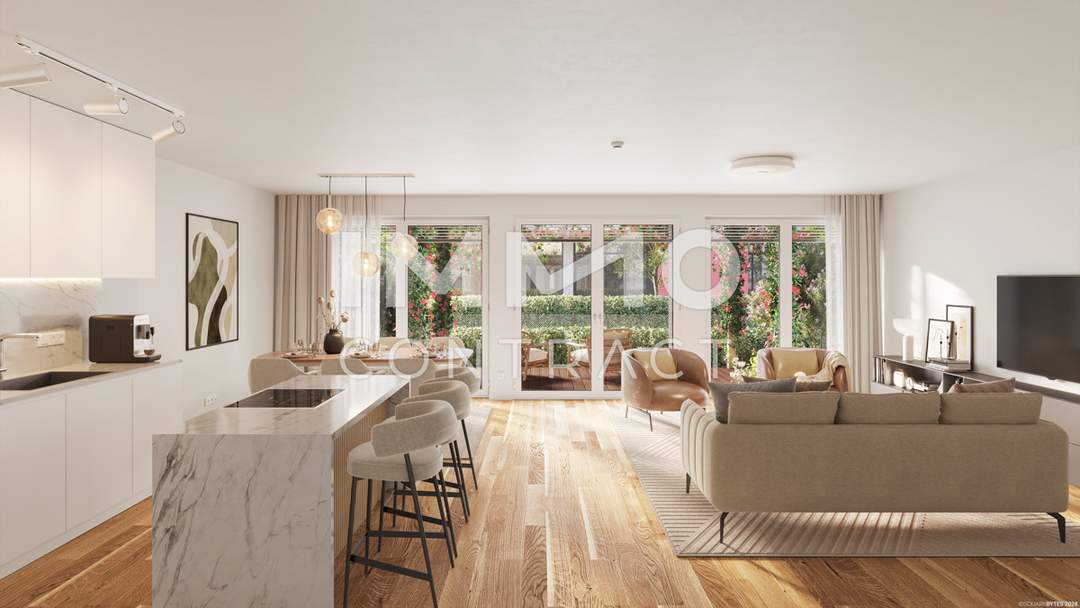 Grünes Refugium mitten in der Stadt - Maisonette mit Charme am Hauptbahnhof - Provisionsfrei